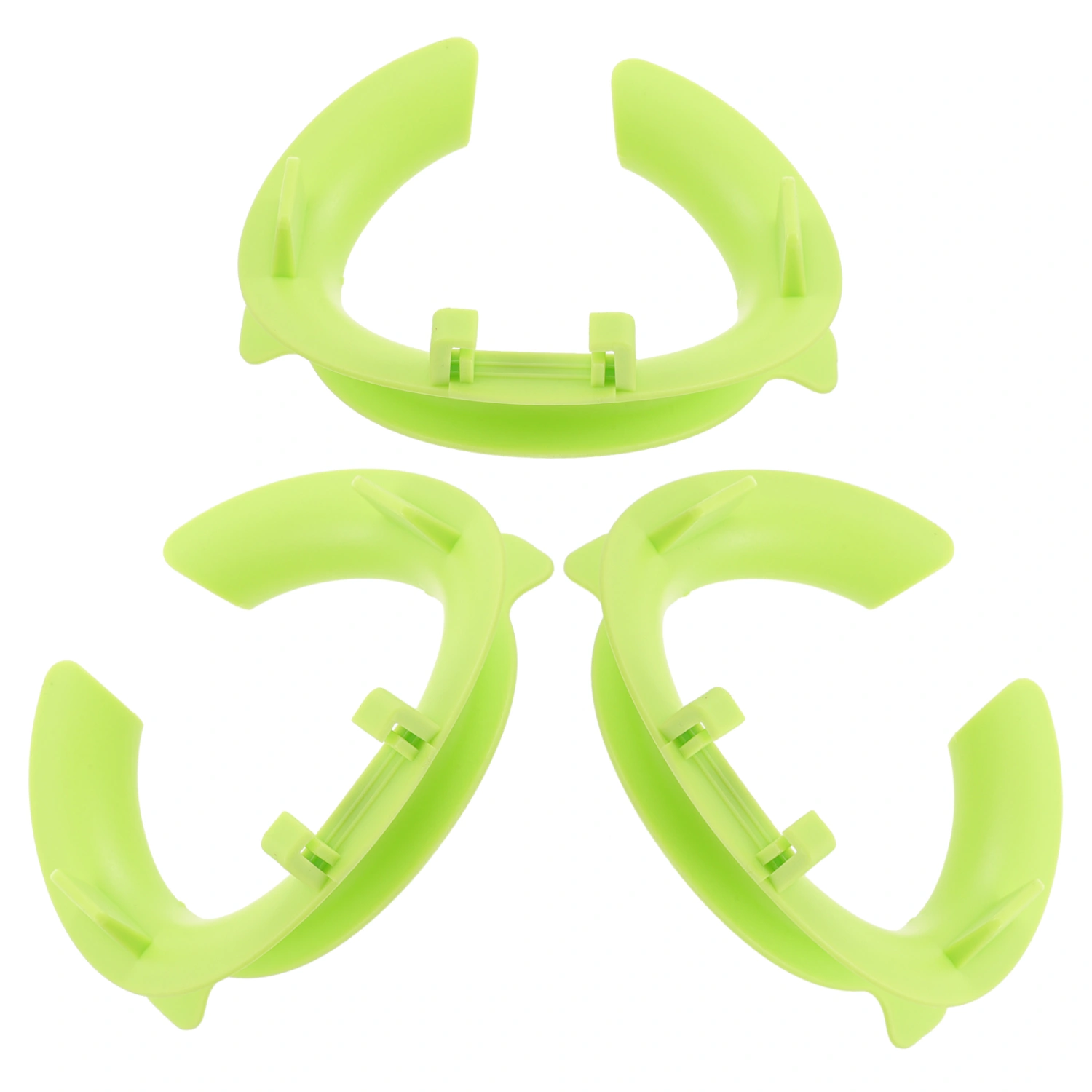 3pcs Mouth Openers Dental Cheek Retractors Plastic Mouth Opener for Oral Examination