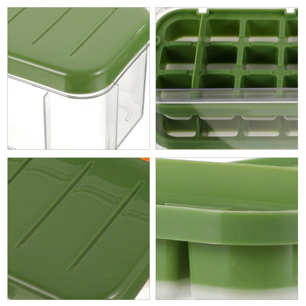 Ice Cube Tray with Lid and Storage Bin Silicone Ice Cube Molds Easy Release Ice Container