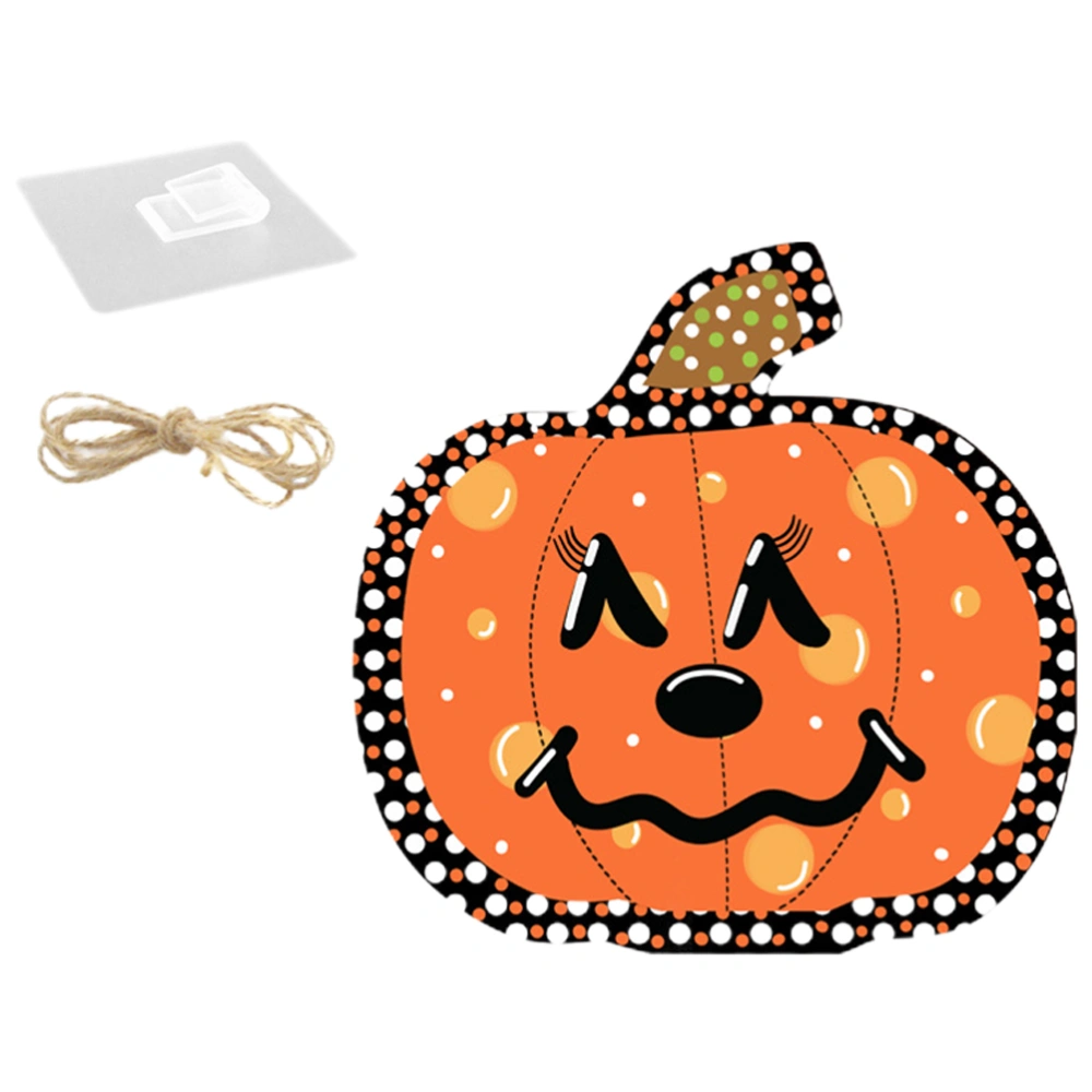 Halloween Pumpkin Sign Hanging Decoration Pumpkin Pendant Haunted House Plaque