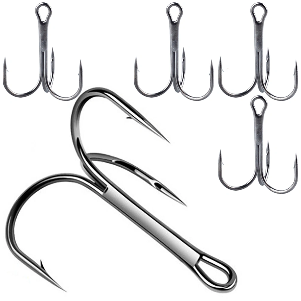 5Pcs Fishing Hooks Fishing Treble Hooks Outdoor Fishing Hooks Metal Fish Hooks Anchor Hooks