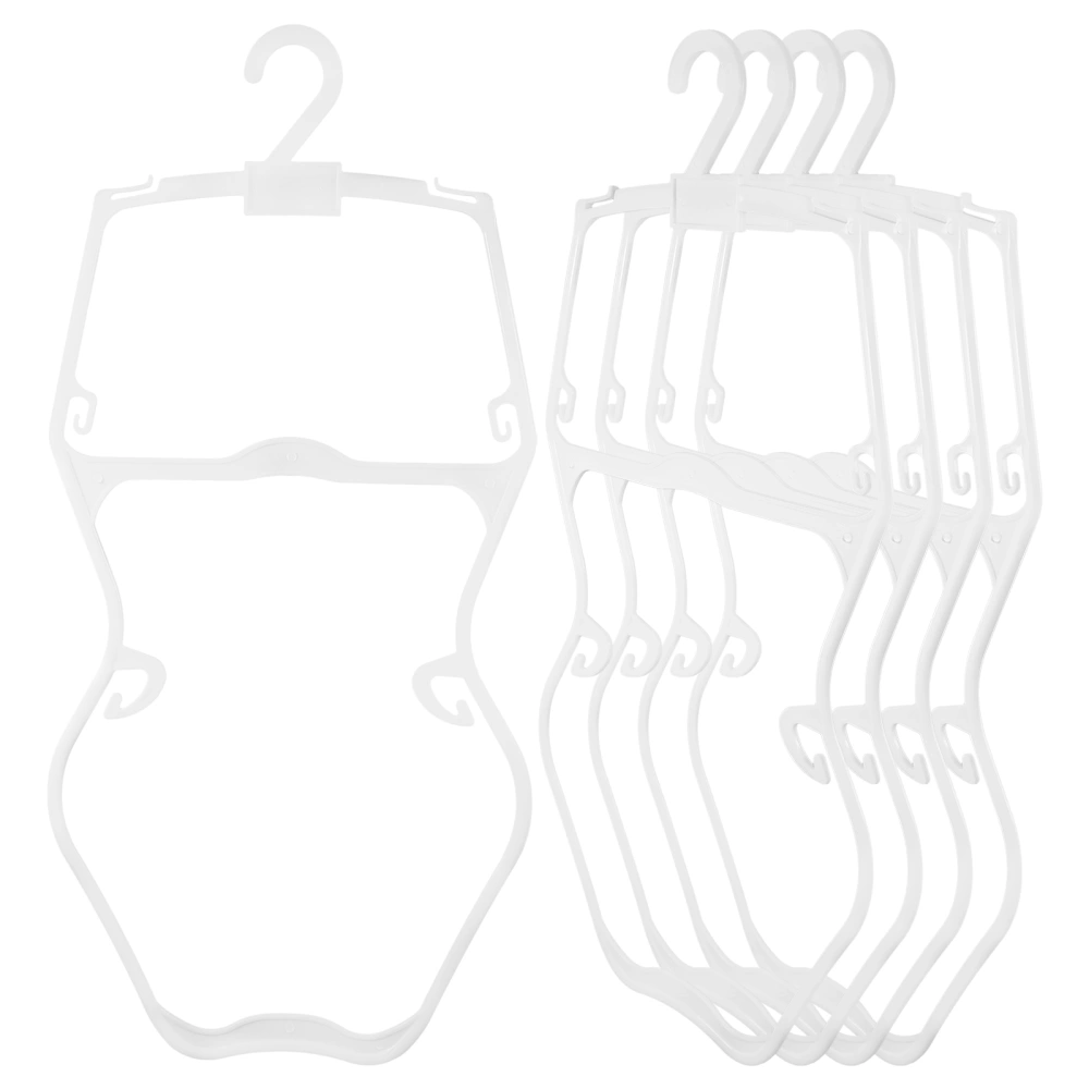 5pcs Kids Swimsuit Clothes Hangers Swimwear Drying Racks Infant Swimwear Laundry Hangers