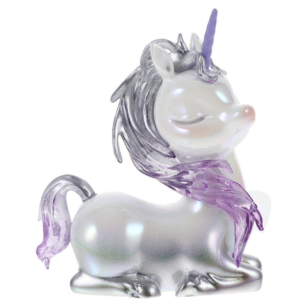 Unicorn Statue Unicorn Sculpture Home Tabletop Unicorn Resin Decor Elegant Model