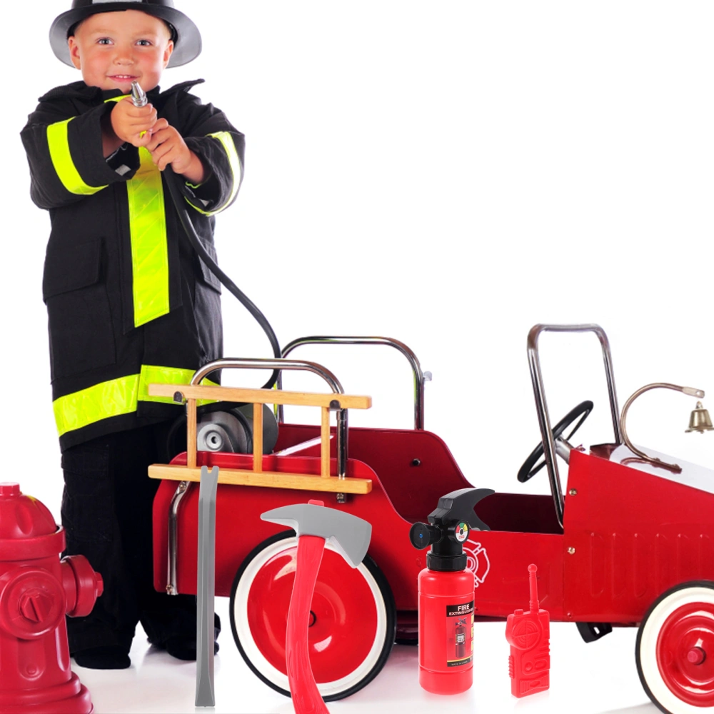 1 Set of Simulation Fire-fighting Props Kids Role-play Fire-fighting Tools Educational Fire-fighting Prop