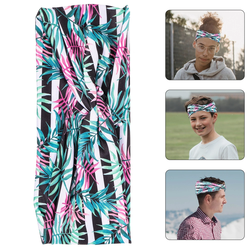 Hawaii Style Knotted Headband Sports Headband Fashionable Fitness Headband Breathable Sweatband