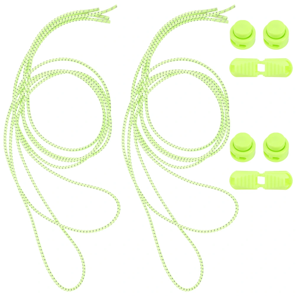 2 Pairs Reflective Shoelaces Round Shoe Laces Night Running Shoelaces Safe Shoelaces for Sneakers