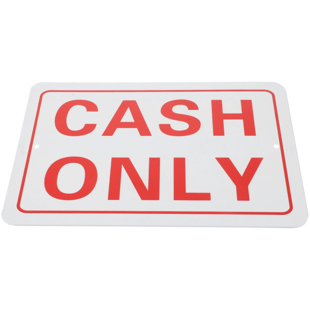 Cash Only Sign No Checks No Credit Sign Cash Payment Sign for Business Retail Store