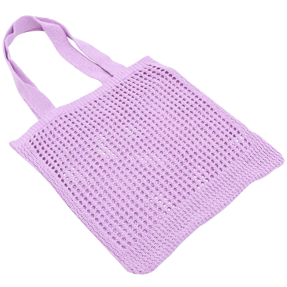 Hollow-out Design Girl Tote Bag Fashion Knitted Tote Bag Woman Storage Bag