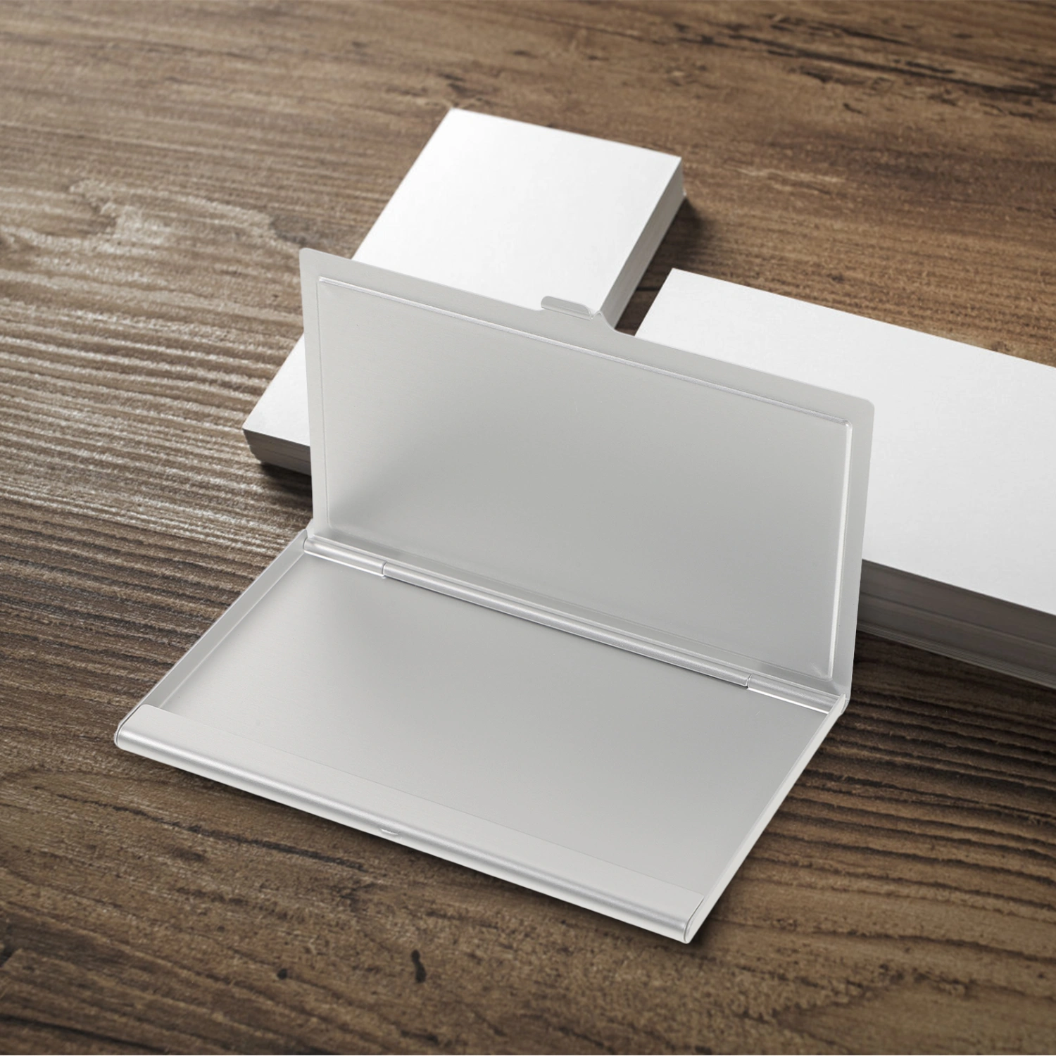 Aluminum Business Card Sublimation Box DIY Heat Transfer Business Card Case