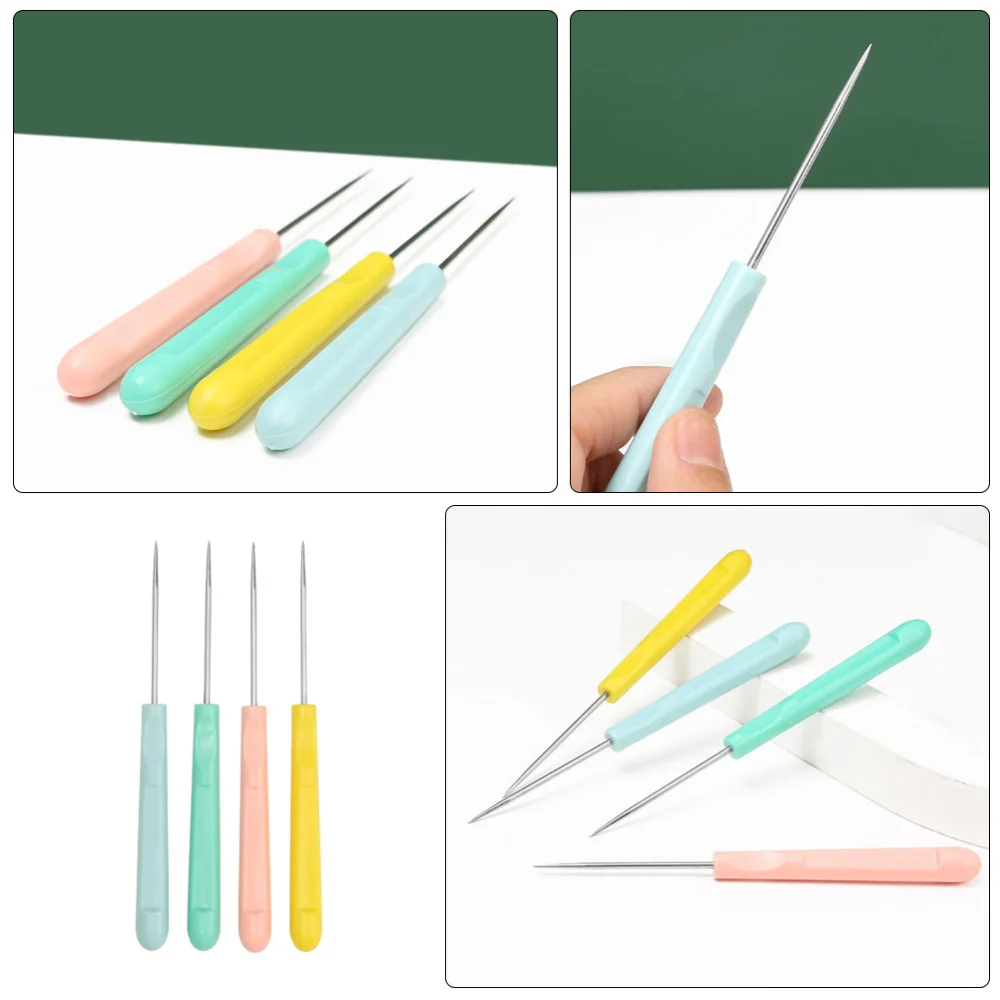 4pcs Icing Stirring Needle Baking Stirring Needle Icing Scribe Tool Cake Making Supply