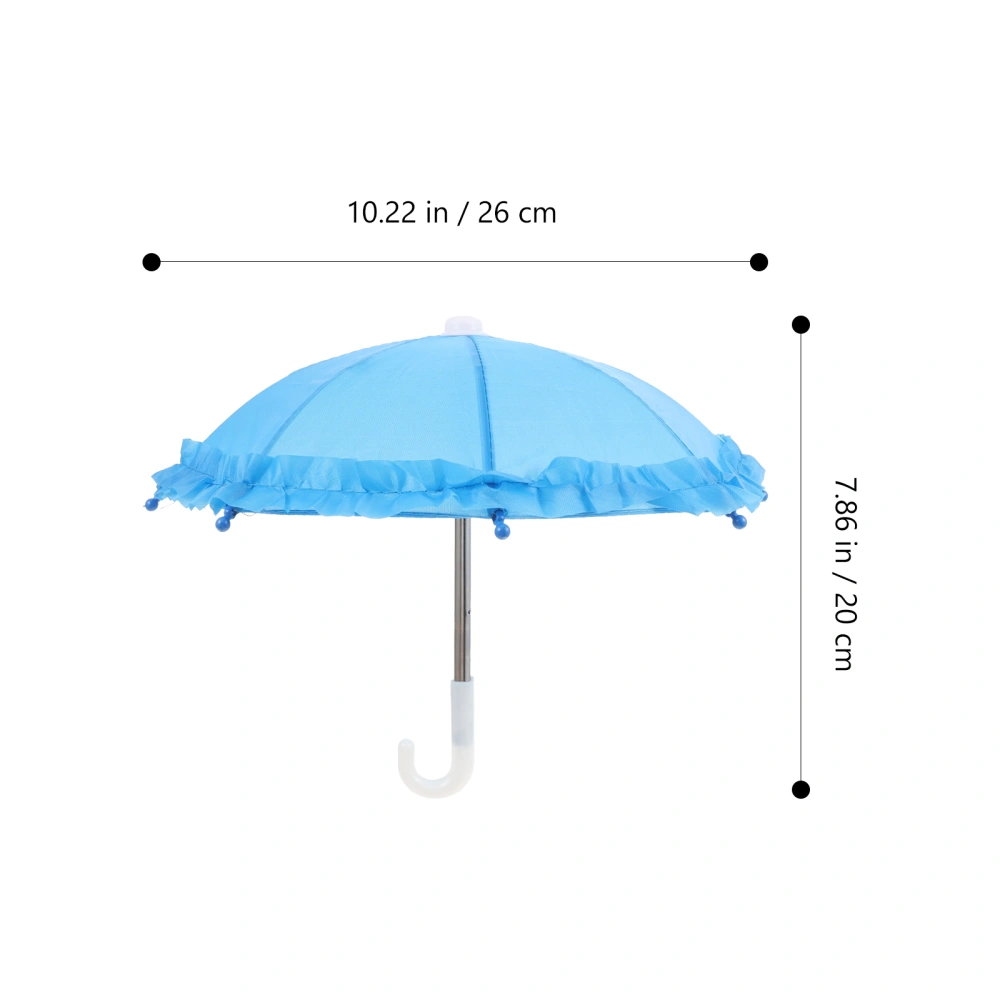 5pcs Mini Umbrella Miniature Toy Umbrella Model Doll Umbrella Photo Prop