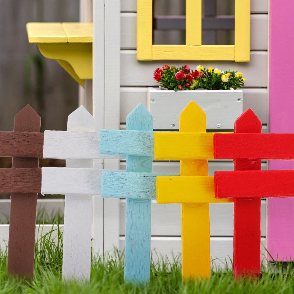 25Pcs Miniature Fence Mini Decorative Fence Mini House Garden Tool for Kids Children Toy