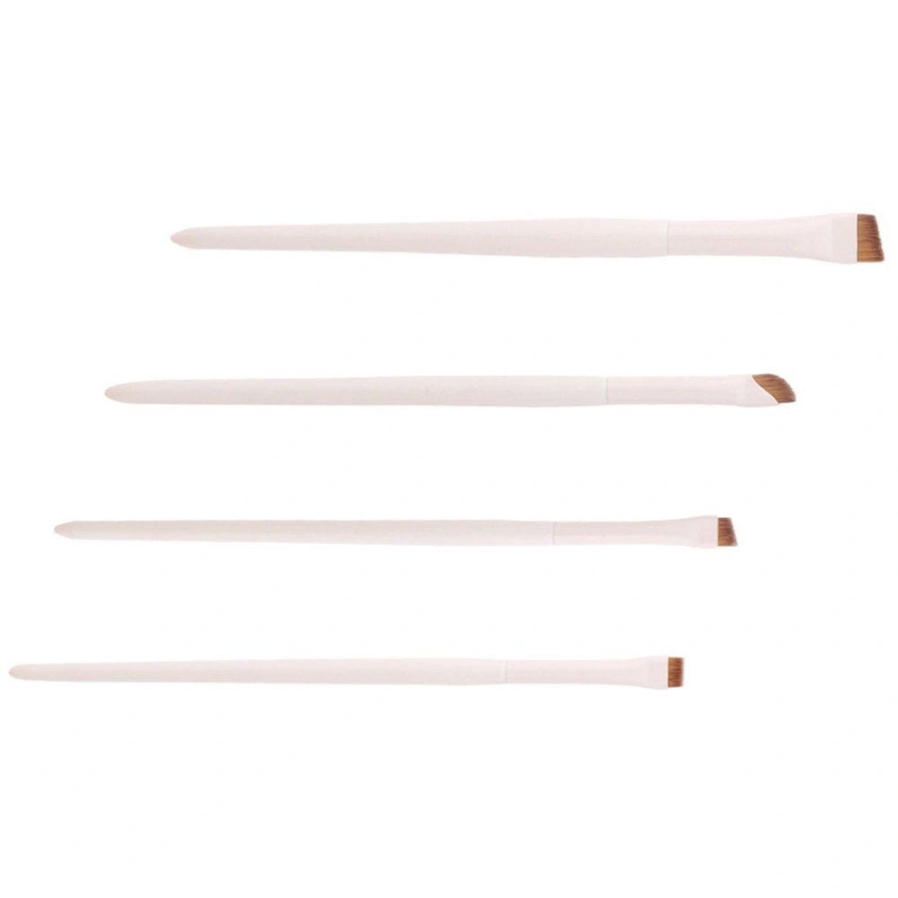 4 pcs Eyeliner Brush Makeup Brush Eyeshadow Brush Tool Cosmetic Brush Eyebrow Brush