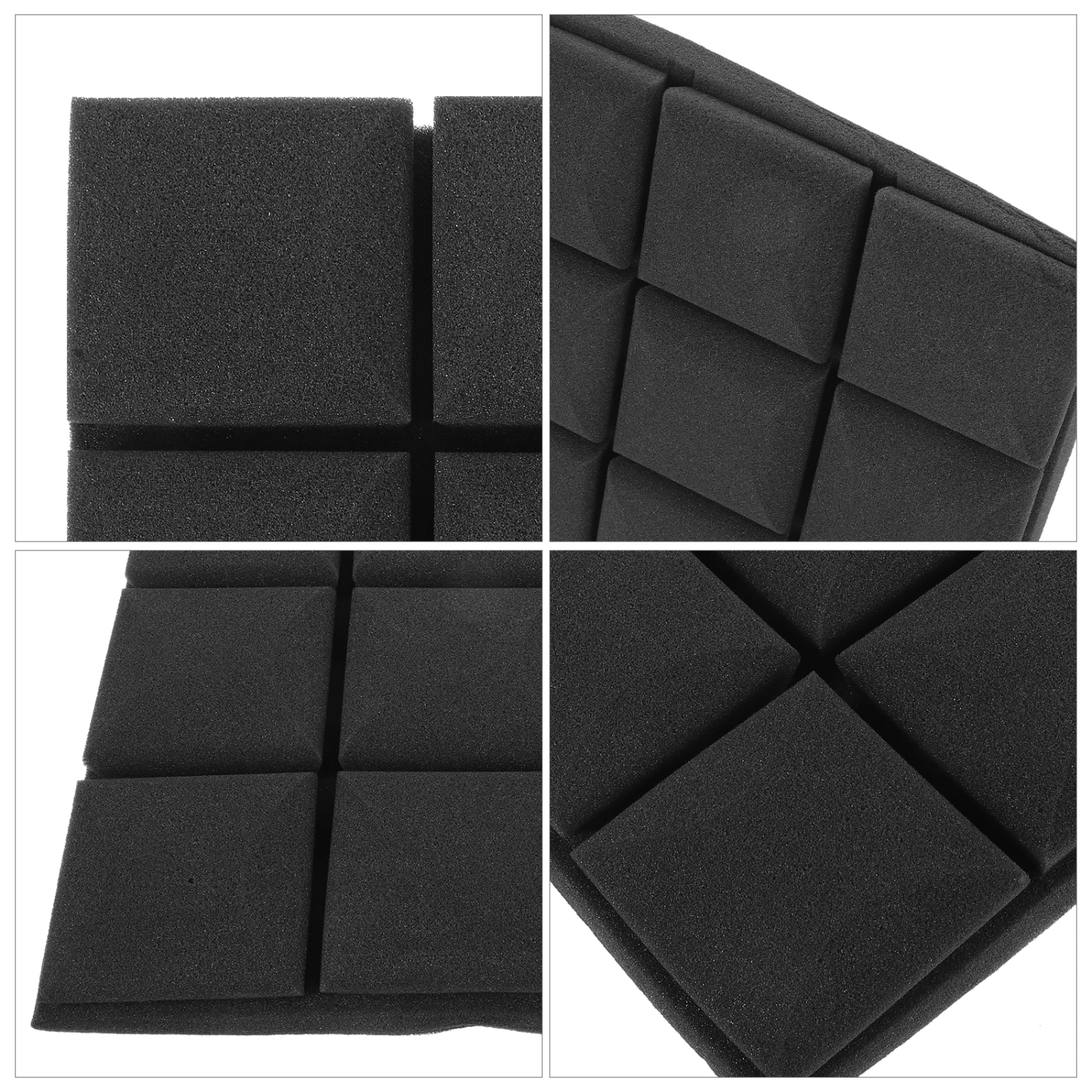 4pcs Soundproofing Panel Anti-flame Sound Isolation Foam Sound Proof Panel