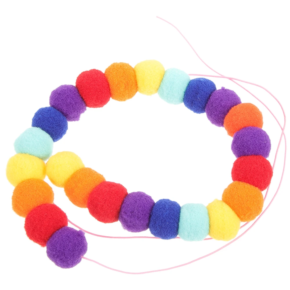 Pom Pom Dog Collar Cat Collar Skin-friendly Puppy Collar Adjustable Collar