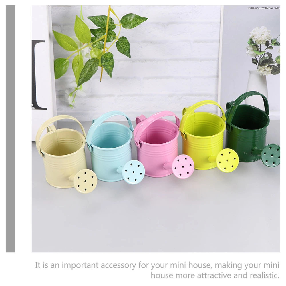 6Pcs Watering Can for Kids Metal Watering Can -Small Water Can for Boys and Girls Gardening Tools