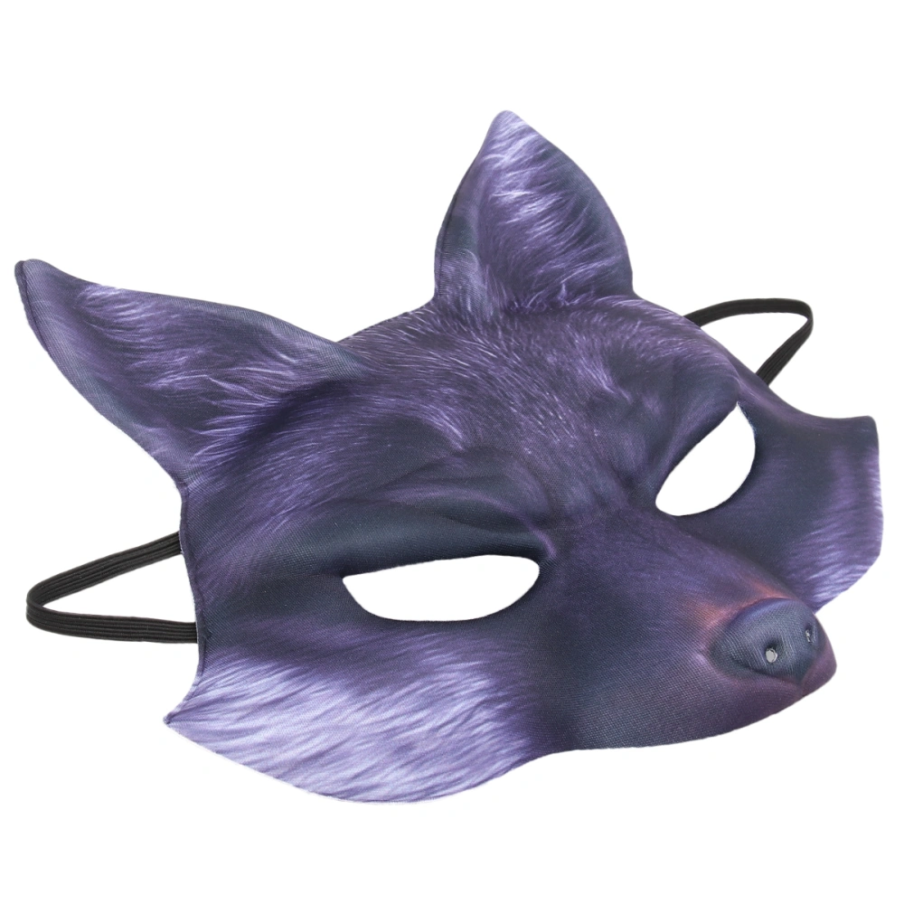 3pcs Half Face Fox Mask Animal Face EVA Mask Masquerade Cosplay Costume Prop