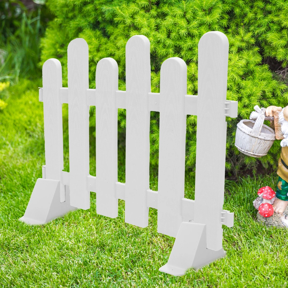 2pcs  Plastic Fence Base Anti-tipping Garden Fence Support Holder Fence Supplies