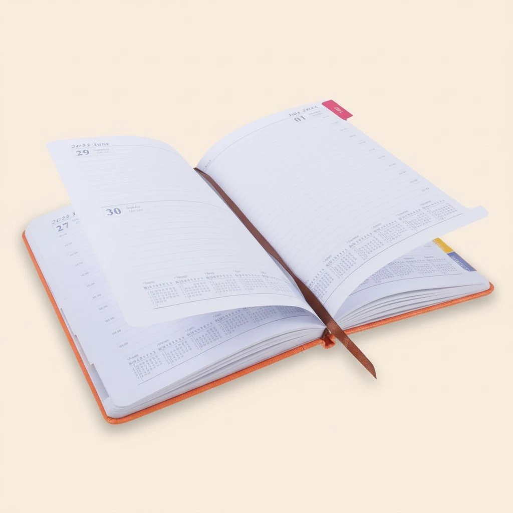 Portable Planner Schedule Recording Notepad Agenda Daily Planner English 2024 Planner