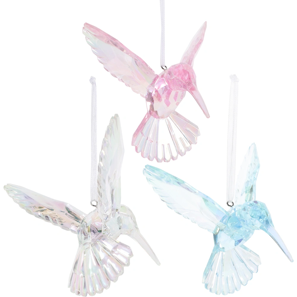 6Pcs Hummingbird Ornament Hummingbird Pendant Decorative Hummingbird Decoration