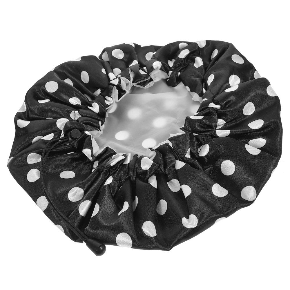 Shower Cap Adjustable Shower Bonnet Women Men Shower Cap Bonnet Accessory