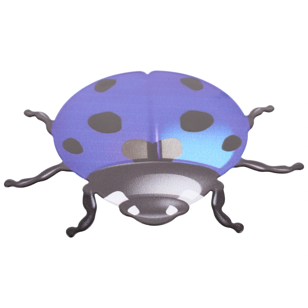 Metal Beetle Wall Decoration Garden Wall Pendant Colored Lifelike Beetle Wall Pendant for Indoors Outdoors