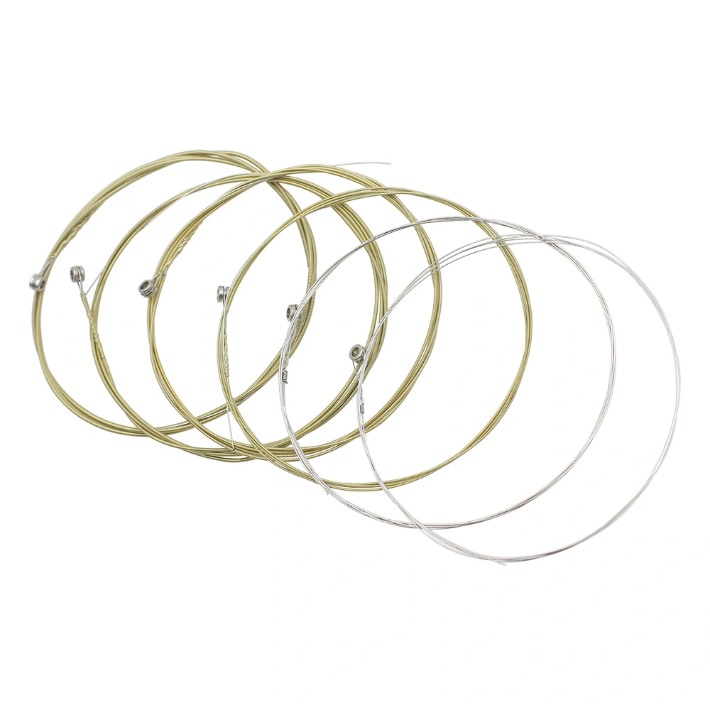 6pcs Acoustic Guitar Strings Musical Strings Stringed Instrument Strings Replacements