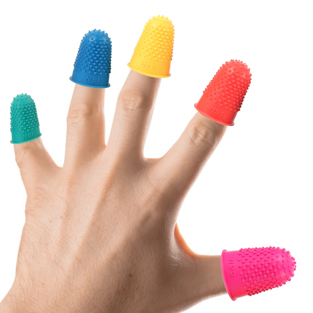 20pcs Multi-function Finger Covers Wear-resistant Finger Cots Rubber Finger Protectors