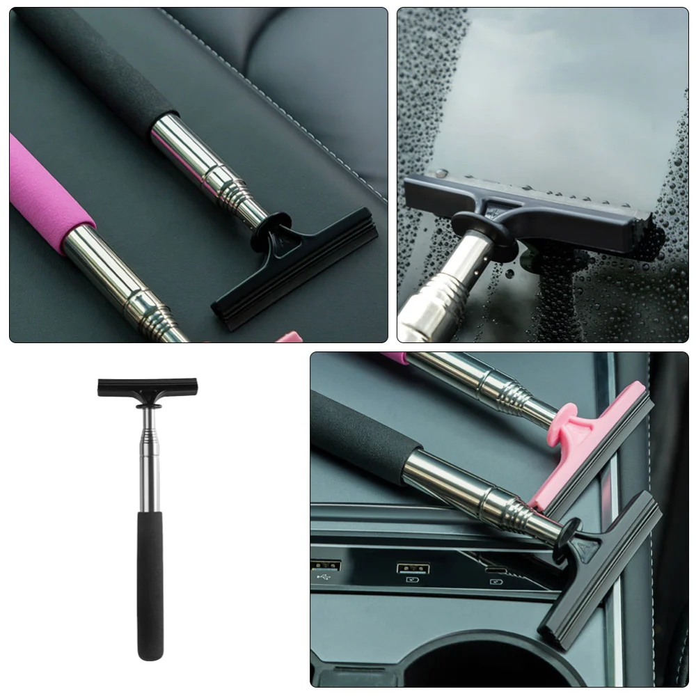 Car Mirror Squeegee Car Rearview Mirror Wiper Portable Squeegee for Car Mirror Cleaning