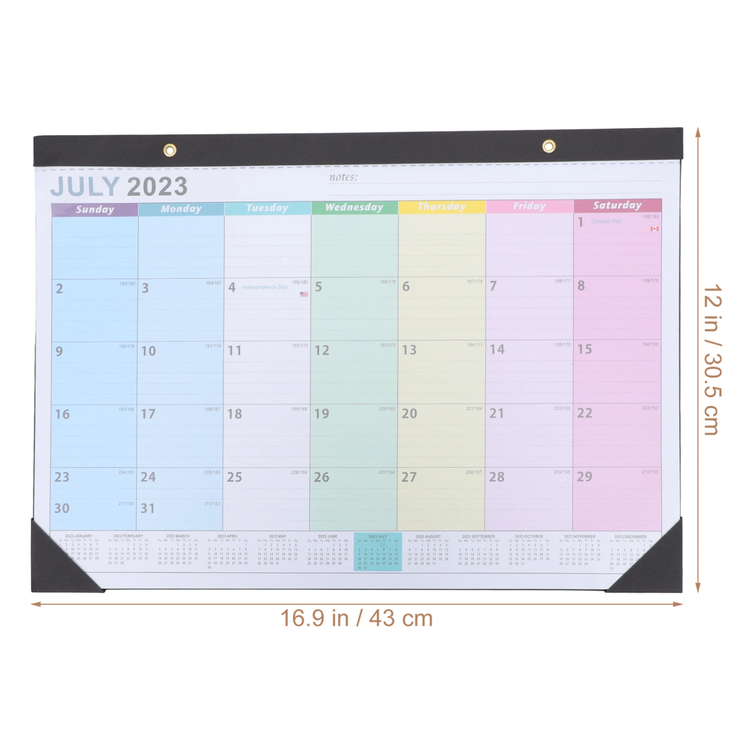 Countdown Calendar English Wall Calendar Monthly Calendar Wall Hanging Calendar for Home