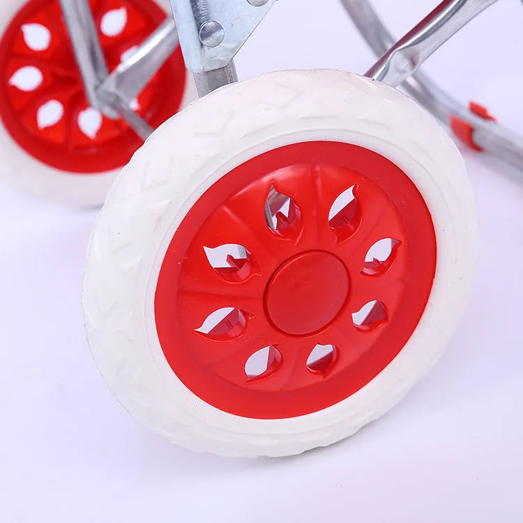 4Pcs Luggage Cart Caster Wheels Shopping Cart Casters Trolley Casters Replacement