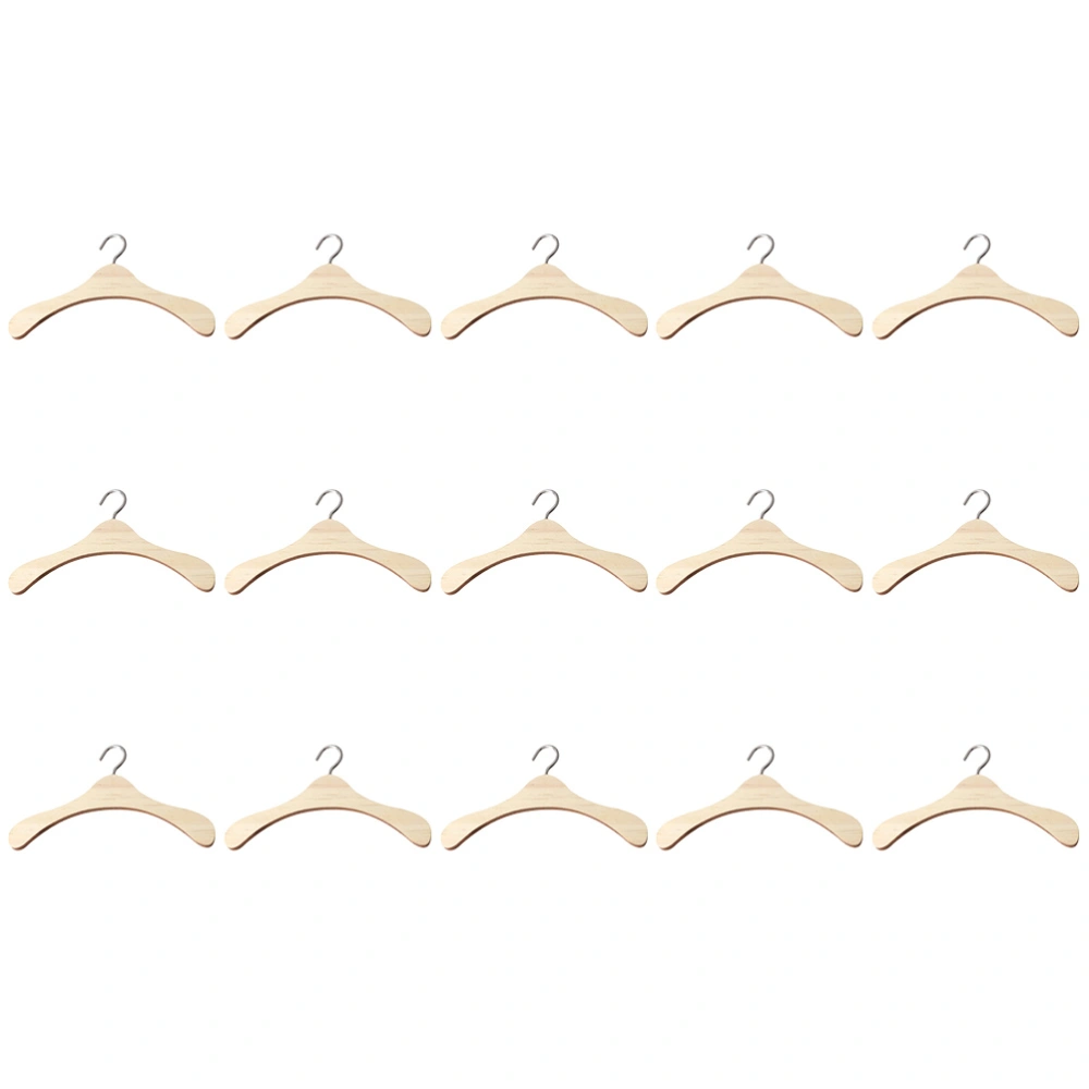 8pcs Miniature Doll House Hangers Min Clothing Hanger Models Hanging Clothes Hangers