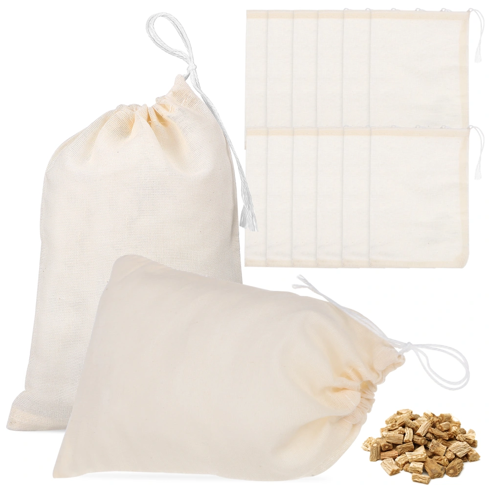 50pcs Chinese Medicine Bags Tea Bags Drawstring Cloth Pouch Tea Bag Gift Bags