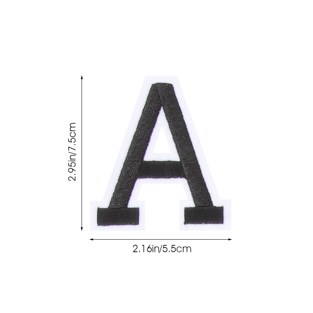 26Pcs Iron On Letters for Clothing Heat Transfer DIY Letters English Letter Patches Repairing Patches