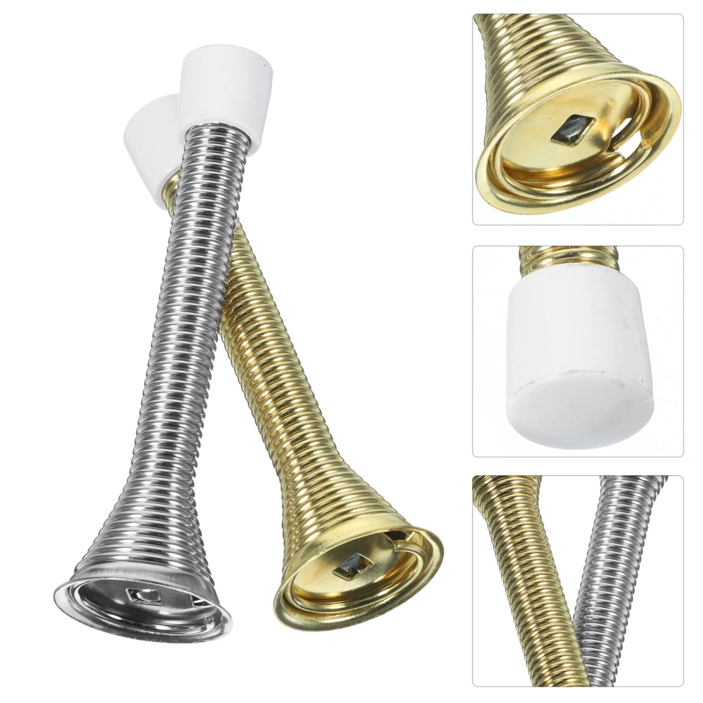 4Pcs Door Spring Stopper Door Stop Decorative Doorstopper Spring Designed Door Stopper