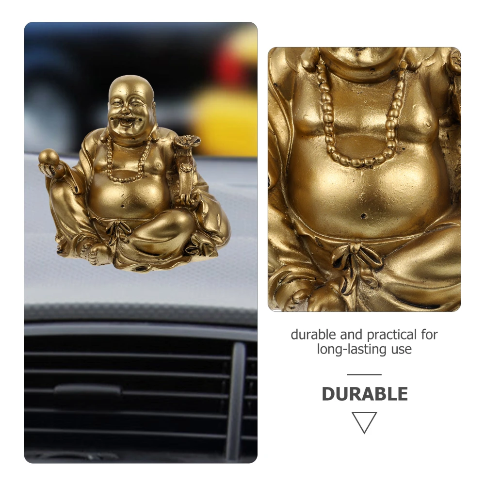 Resin Craft Buddha Figurine Decoration Zen Style Buddha Statue Desktop Vintage Buddha Figurine