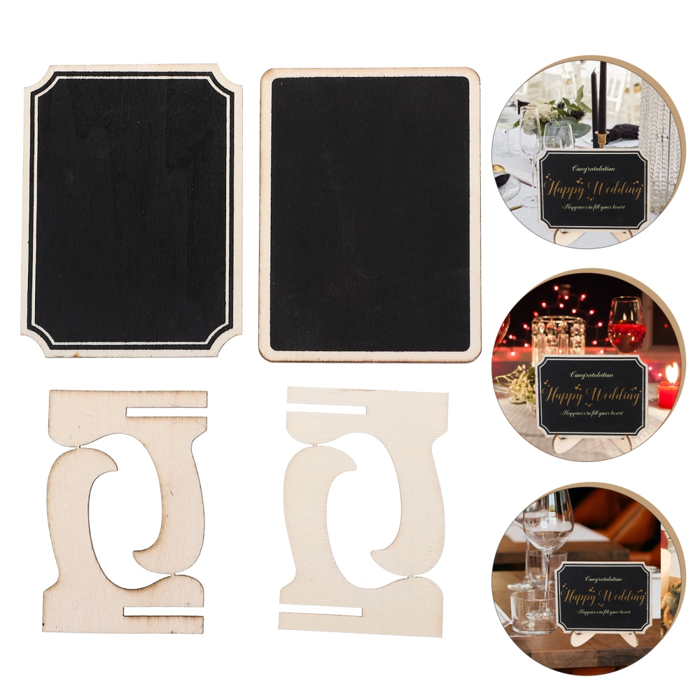 20pcs Small  Message Boards Memo Boards Blackboard Desktop Based Message Boards