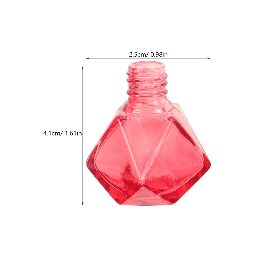 4pcs Empty Nail Polish Bottles Glass Nail Art Polish Bottles Refillable Nail Polish Bottles(10ml)