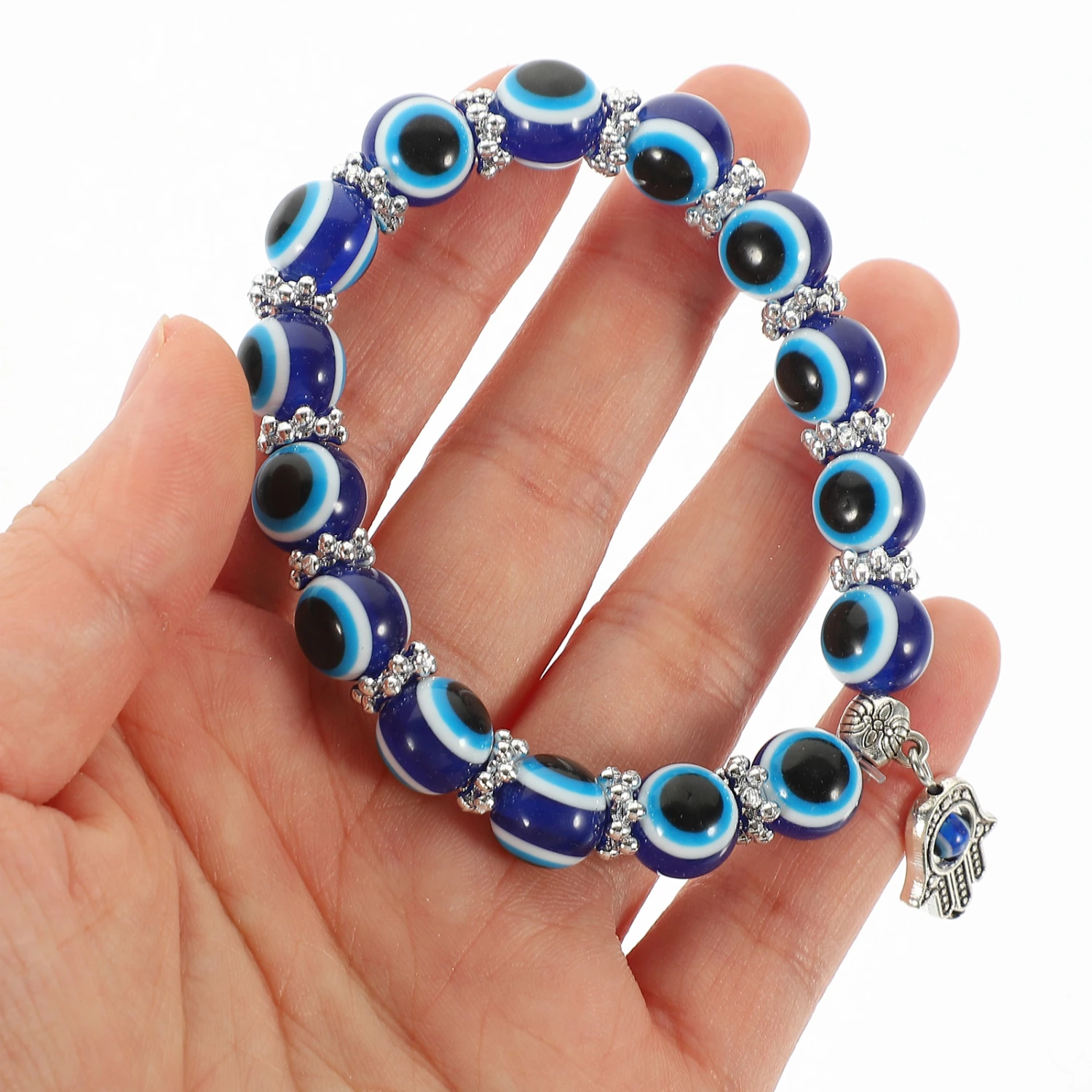 1 Set Evil Eye Necklace Pendant Evil Eye Earrings Protection Bracelet Jewelry Set Evil Eye Charms Jewelries