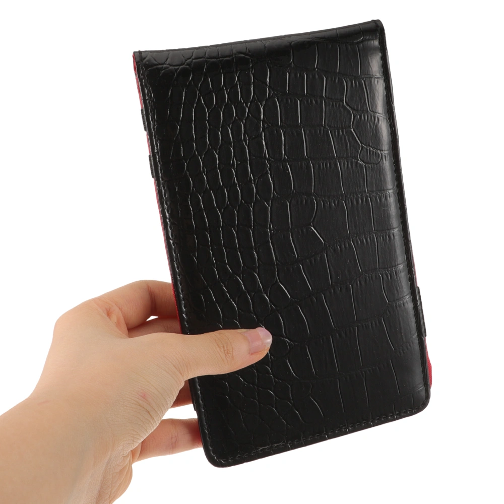 Golf Scorecards Holder PU Leather Score Keeping Book Scorecards Recording Notebook