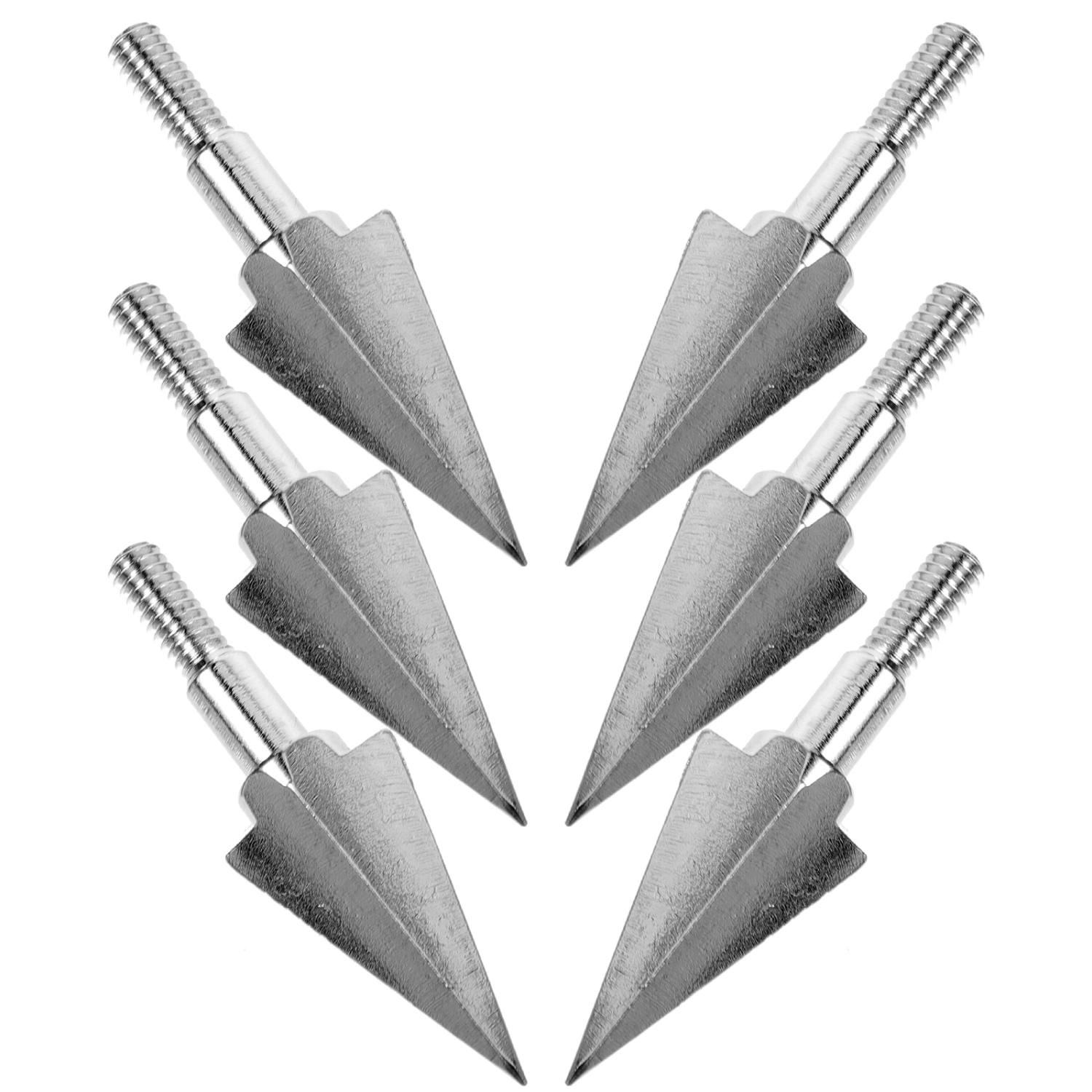 6pcs Metal Arrow Tips Replacement Archery Arrowheads Professional Archery Points