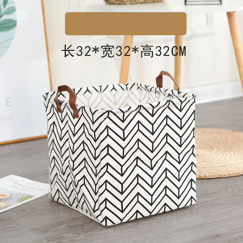 Large Laundry Basket Multipurpose Cotton and Linen Clothing Basket Sundries Basket