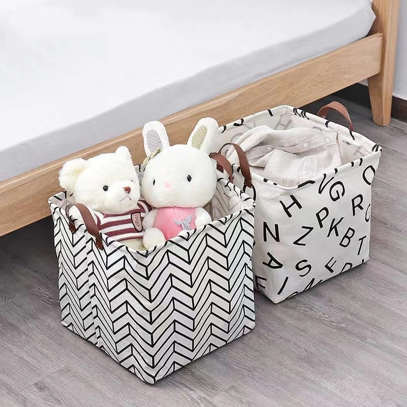 Large Laundry Basket Multipurpose Cotton and Linen Clothing Basket Sundries Basket