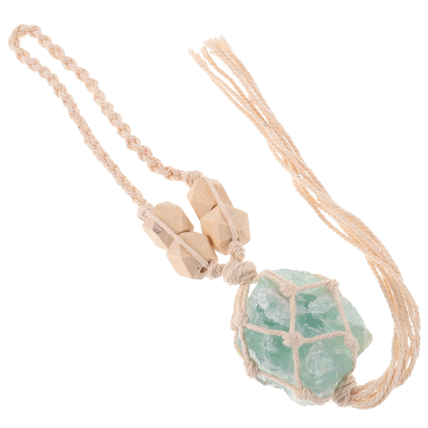 Car Hanging Ornament Crystal Stone Car Rear View Mirrors Hanging Decor Crystal Hanging Ornament