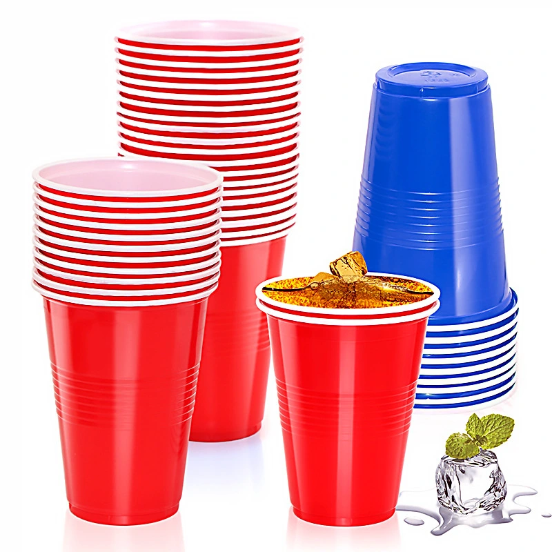 100pcs Disposable Plastic Cups Events Beverage Cups Party Single Use Drinking Cups