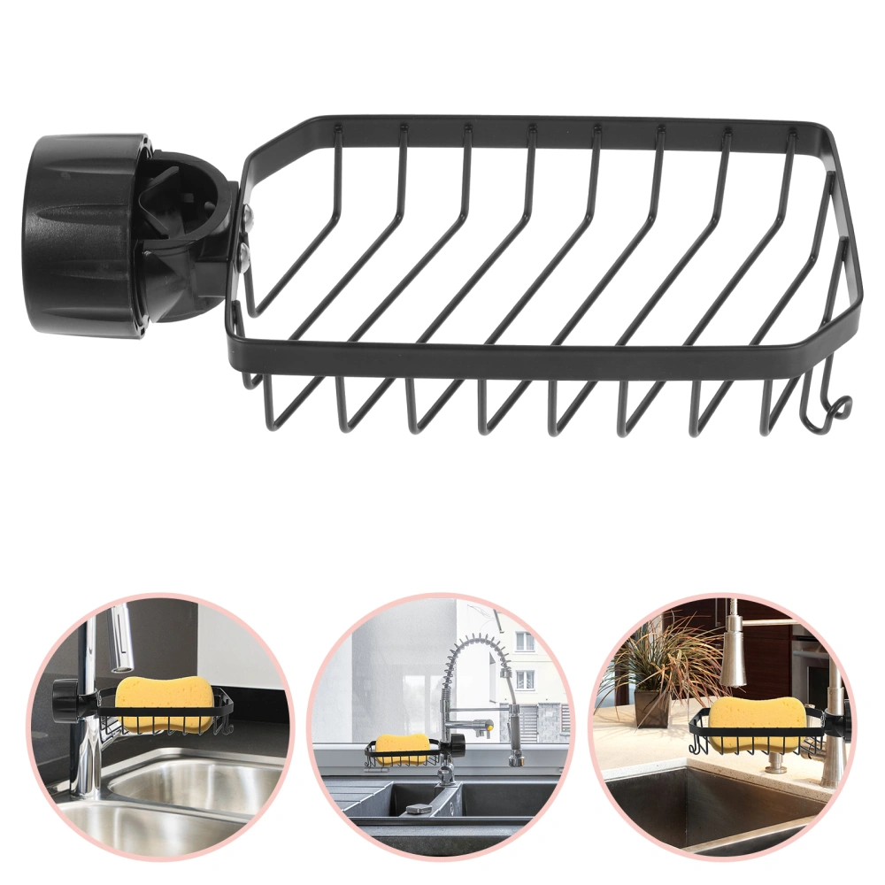 Kitchen Faucet Sponge Holder Stainless Steel Faucet Rack Bathroom Soap  Rack