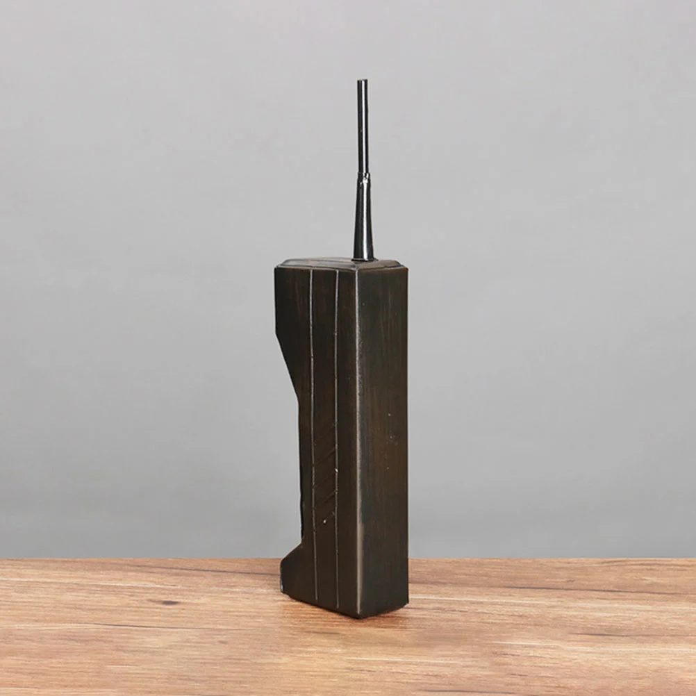 Vintage Mobile Phone Model Iron Cellphone Photo Prop Cellphone Model Retro Decor