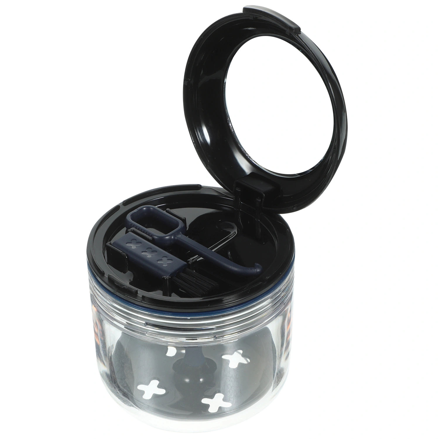 1 Set of Denture Bath Case Denture Cleaning Box Portable Denture Case Dental Retainer Case Bath Case