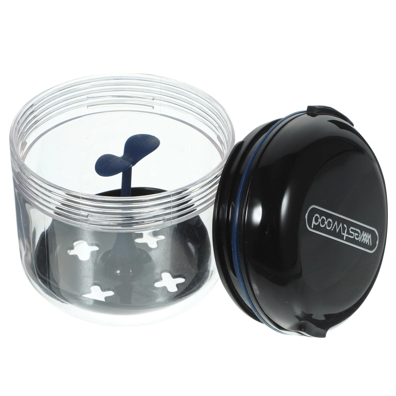 1 Set of Denture Bath Case Denture Cleaning Box Portable Denture Case Dental Retainer Case Bath Case