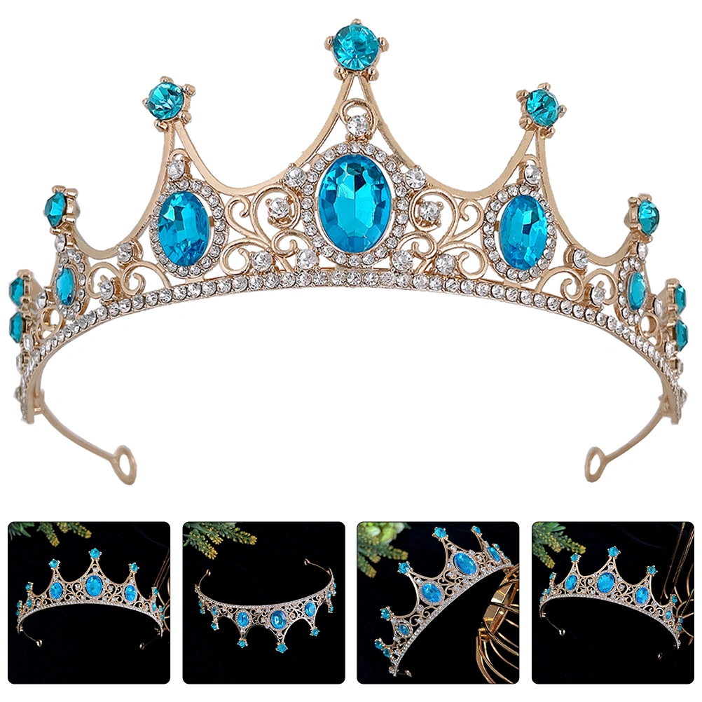 Wedding Tiara Women Rhinestone Crown Wedding Bride Crown Headpiece for Birthday