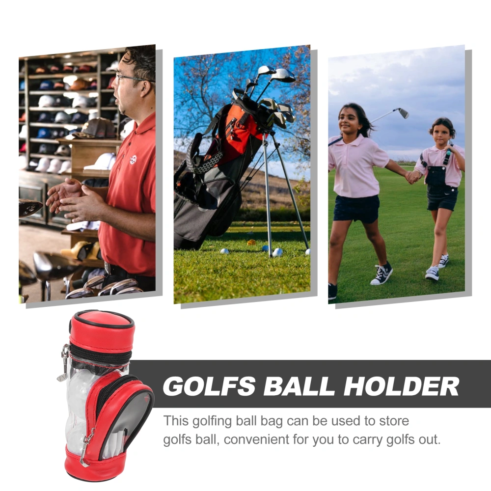 Reusable Golfs Ball Holder Multi-use Golfs Ball Bag Small Golfs Organizer Stylish Golfs Ball Bag